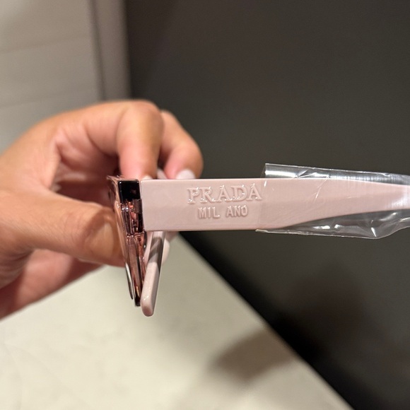 Prada Women's Brown and Rose Tortoise Glasses - Picture 2 of 4